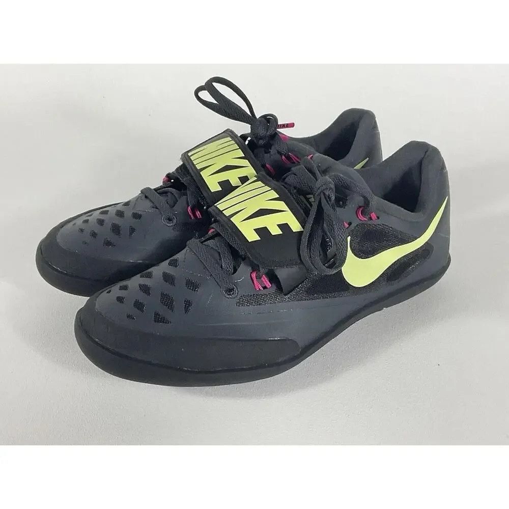 Nike Zoom LJ Elite Long Jump Track Black Volt Pink 685135-004 Men 5 W 6.5